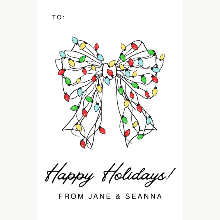 Holiday Gift Tag | HL-GT-011
