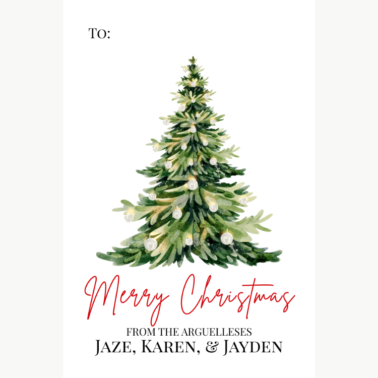 Holiday Gift Tag | HL-GT-026