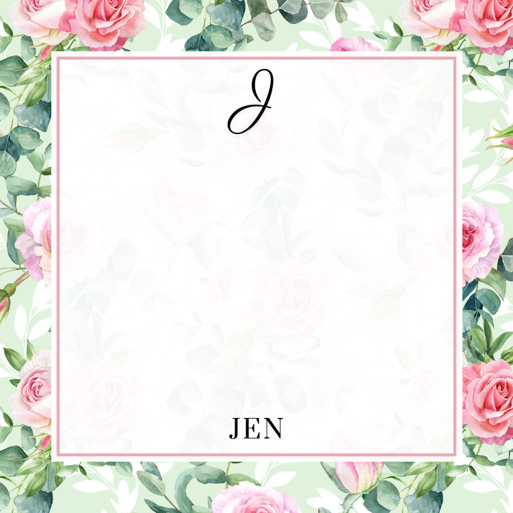 Floral & Greenery Gift Tag | FG-GT-002