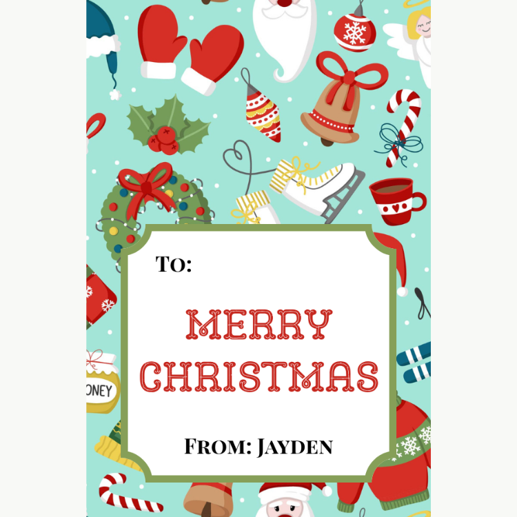 Holiday Gift Tag | HL-GT-043