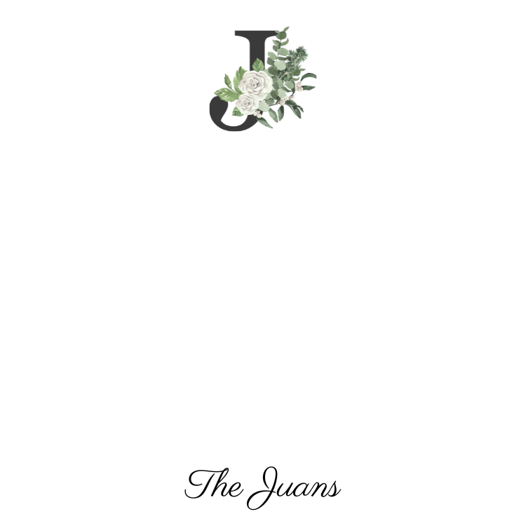 Monogram Gift Tag | MG-GT-003A