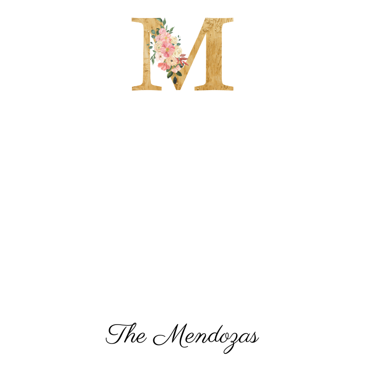 Monogram Gift Tag | MG-GT-002A