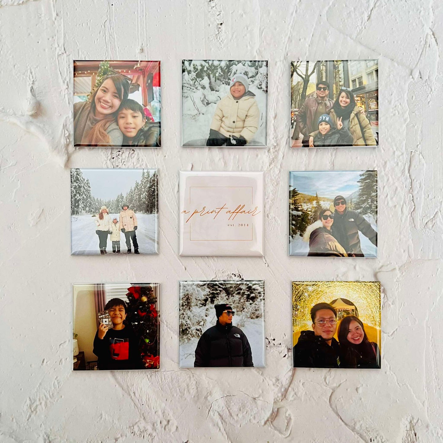 Custom Square Photo Magnets