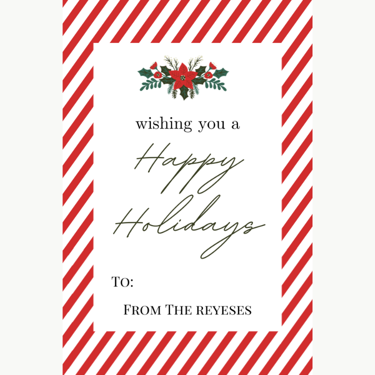 Holiday Gift Tag | HL-GT-029