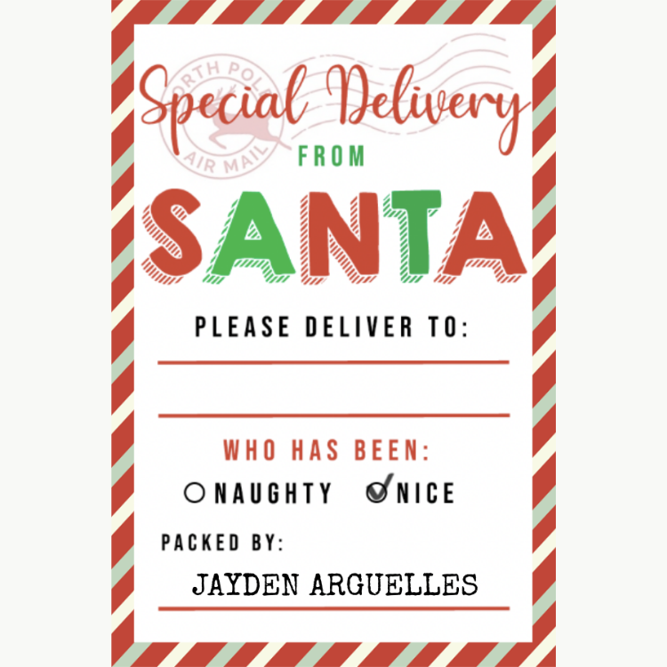 Holiday Gift Tag | HL-GT-031