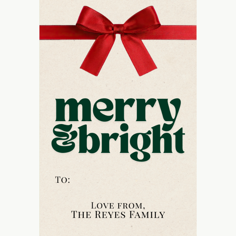 Holiday Gift Tag | HL-GT-034