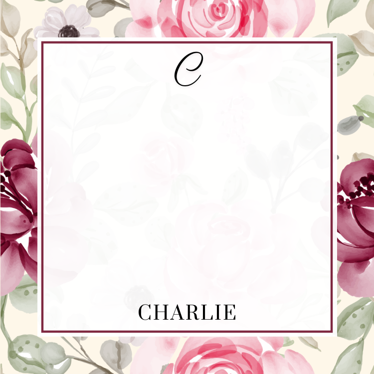 Floral & Greenery Gift Tag | FG-GT-009