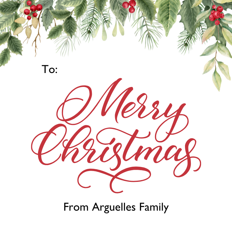 Holiday Gift Tag | HL-GT-001