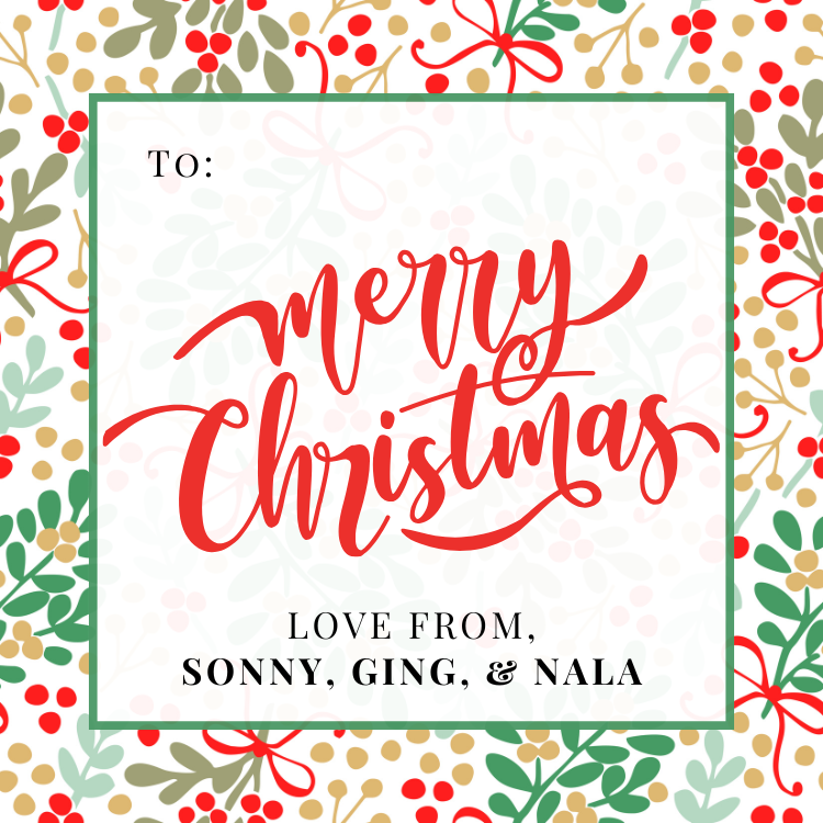 Holiday Gift Tag | HL-GT-041