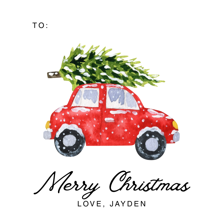 Holiday Gift Tag | HL-GT-005