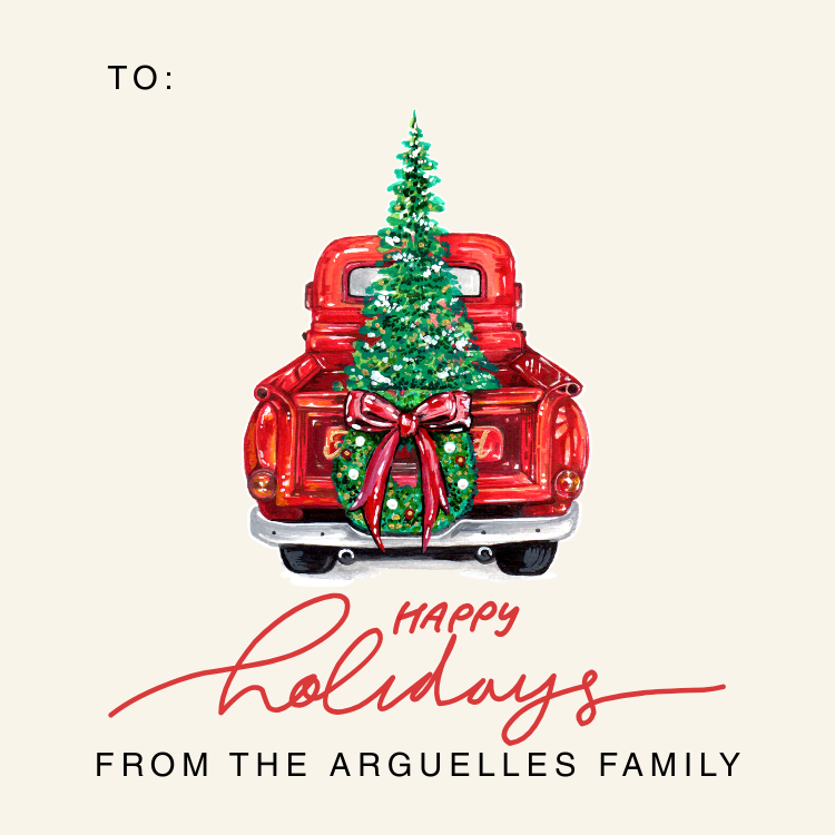 Holiday Gift Tag | HL-GT-010