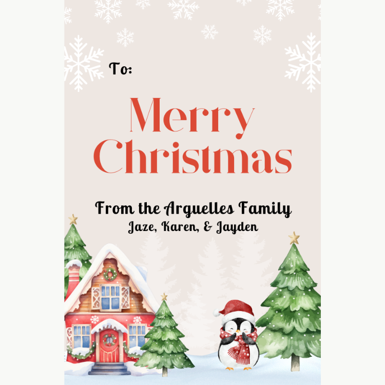 Holiday Gift Tag | HL-GT-027