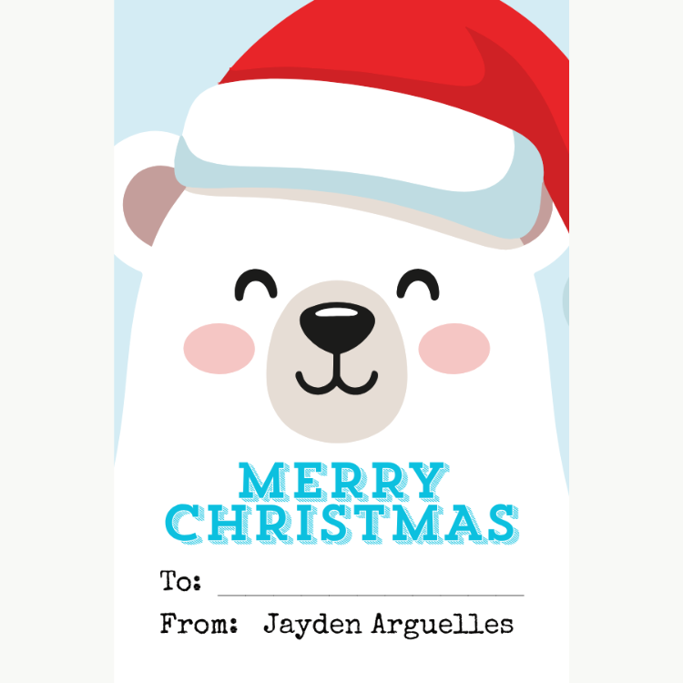 Holiday Gift Tag | HL-GT-036