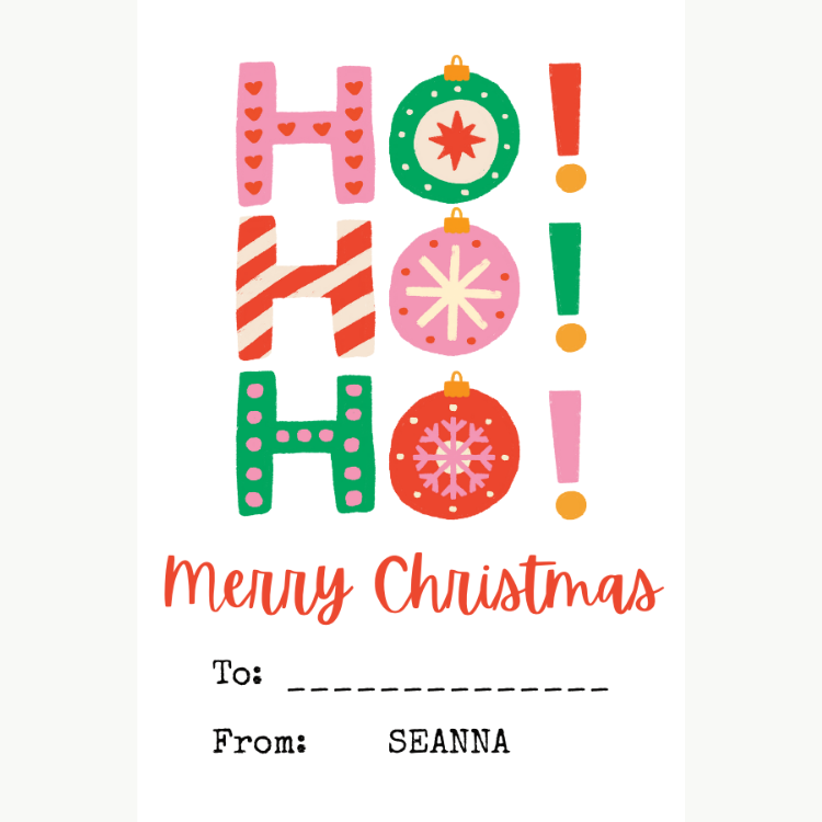 Holiday Gift Tag | HL-GT-018