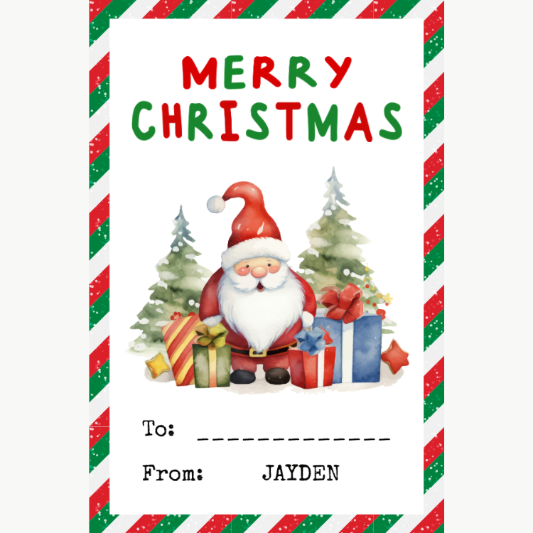 Holiday Gift Tag | HL-GT-019
