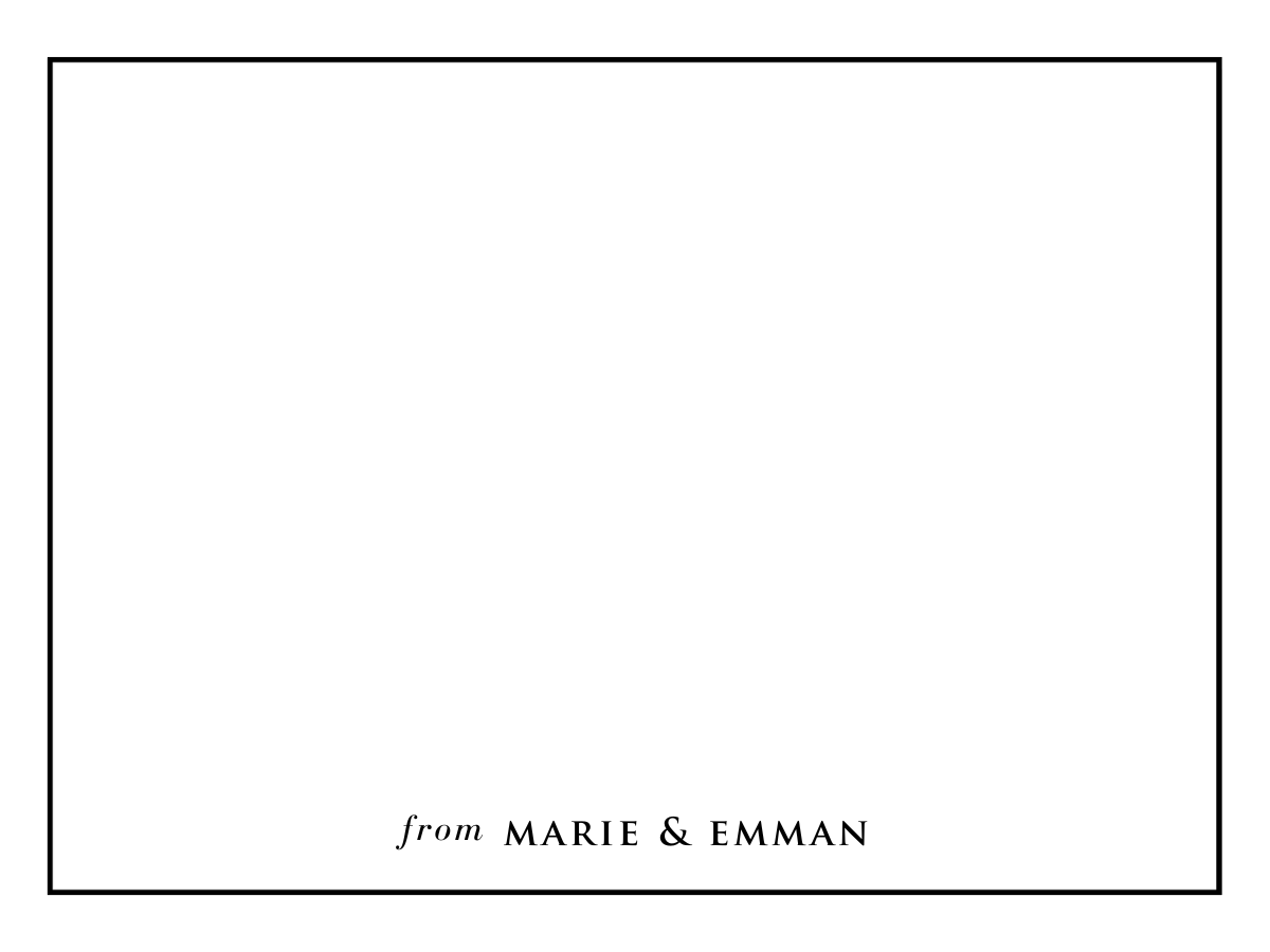Minimalist Note Card | MN-NC-006